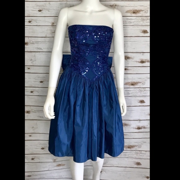 80s Sequin Prom Dress